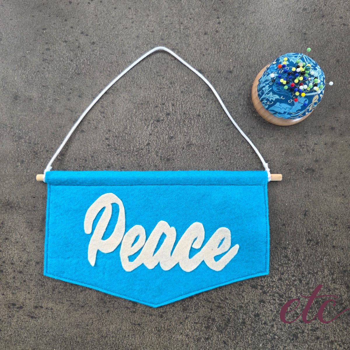 Felt banner - handmade in NZ